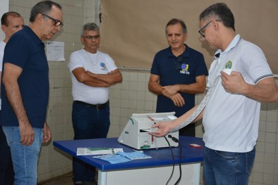 2º turno em Palmas: Teste de Autenticidade é realizado na seção 210 da Escola Padre Josimo