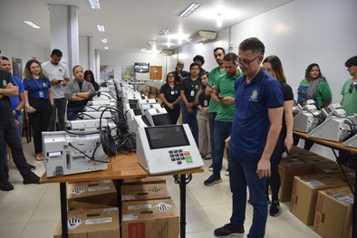 Cerimônia Pública de Carga e Lacração da Urna Eletrônica em Palmas