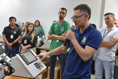 Cerimônia Pública de Carga e Lacração da Urna Eletrônica em Palmas