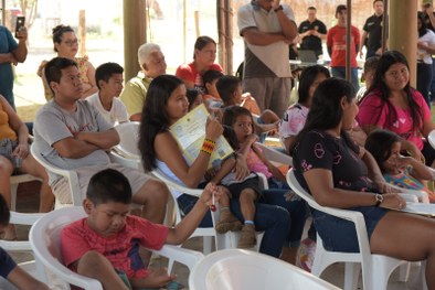 Indígenas da aldeia Boto Velho vivenciam a concretização do programa de Inclusão Sociopolítica d...