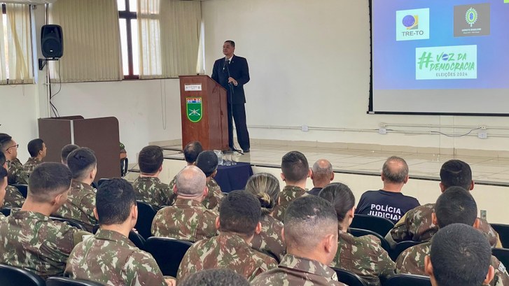 Parceiro do TRE-TO, 22º Batalhão de Infantaria se prepara para atuar nas forças de segurança das...