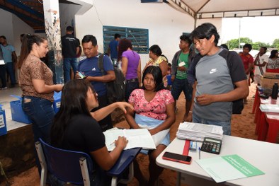 Programa de Inclusão Sociopolítica dos Povos Indígenas na Aldeia Pedra Branca, em Goiatins - 23....