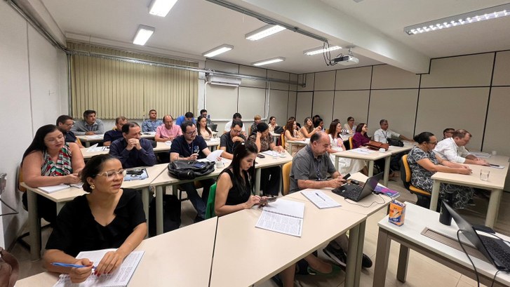 Servidores durante o curso