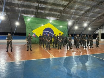 TRE-TO prestigia solenidade de encerramento das atividades militares do Tiro de Guerra de Miracema